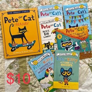 Pete the Cat Books Lot